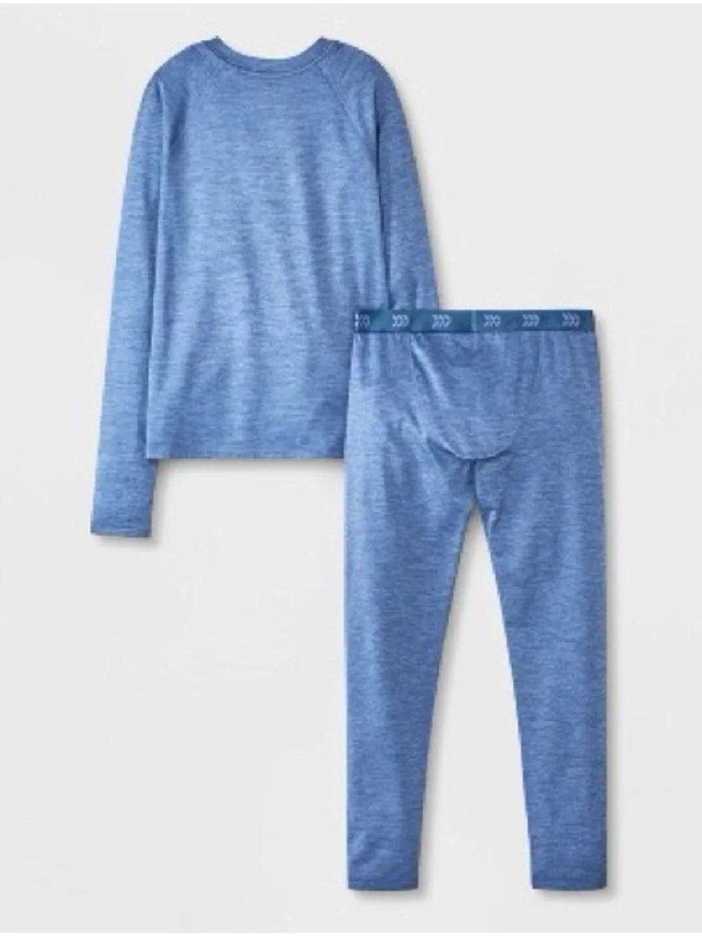 all in motion Blue Thermal Pajama Set for Kids